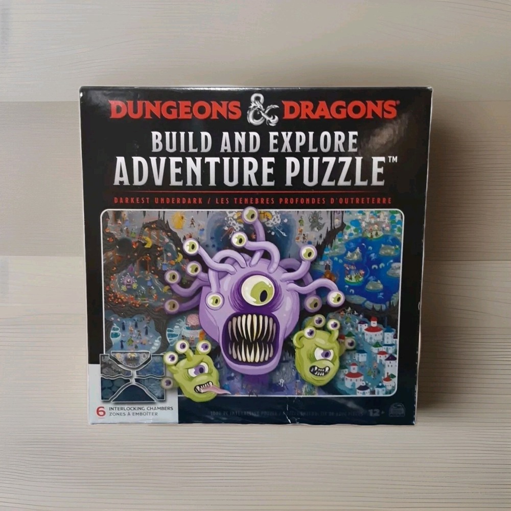 DUNGEONS & DRAGONS BUILD EXPLORE  1000 Pc (INTERACTIVE PUZZLE) Darkest Underdark